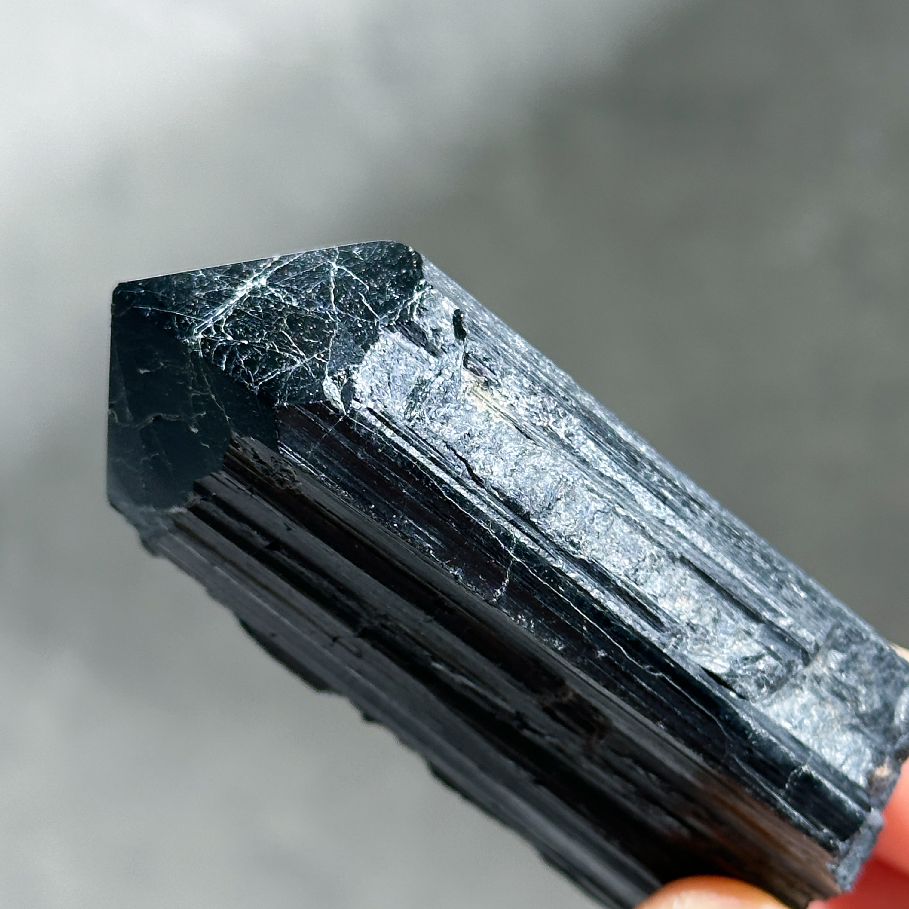 ブラックトルマリン 台座付き ブラックトルマリン 原石 置物 497.5g 台座付き | パワーストーン通販