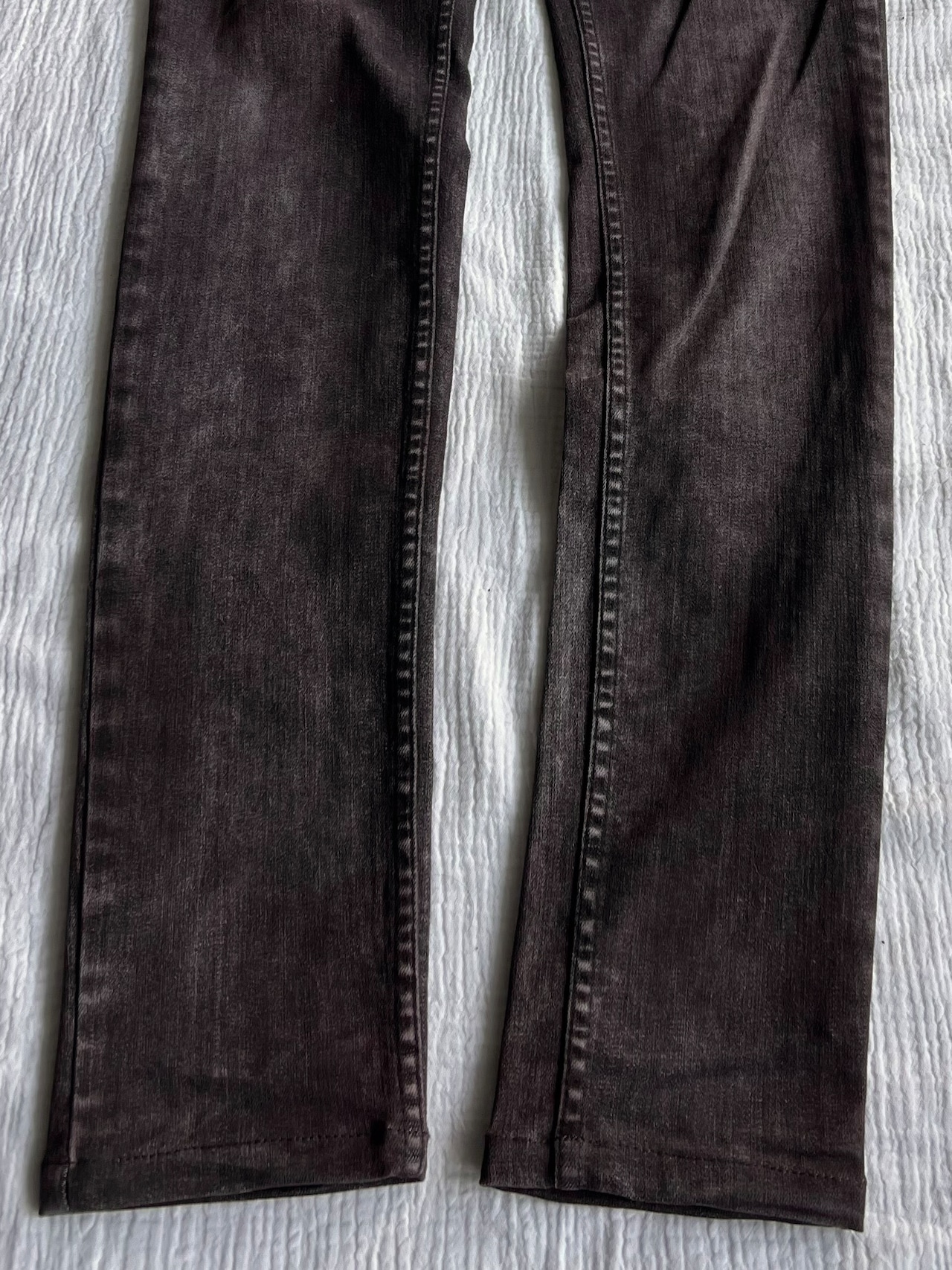 "TORNADO MART" Wine Red Dusty Skinny