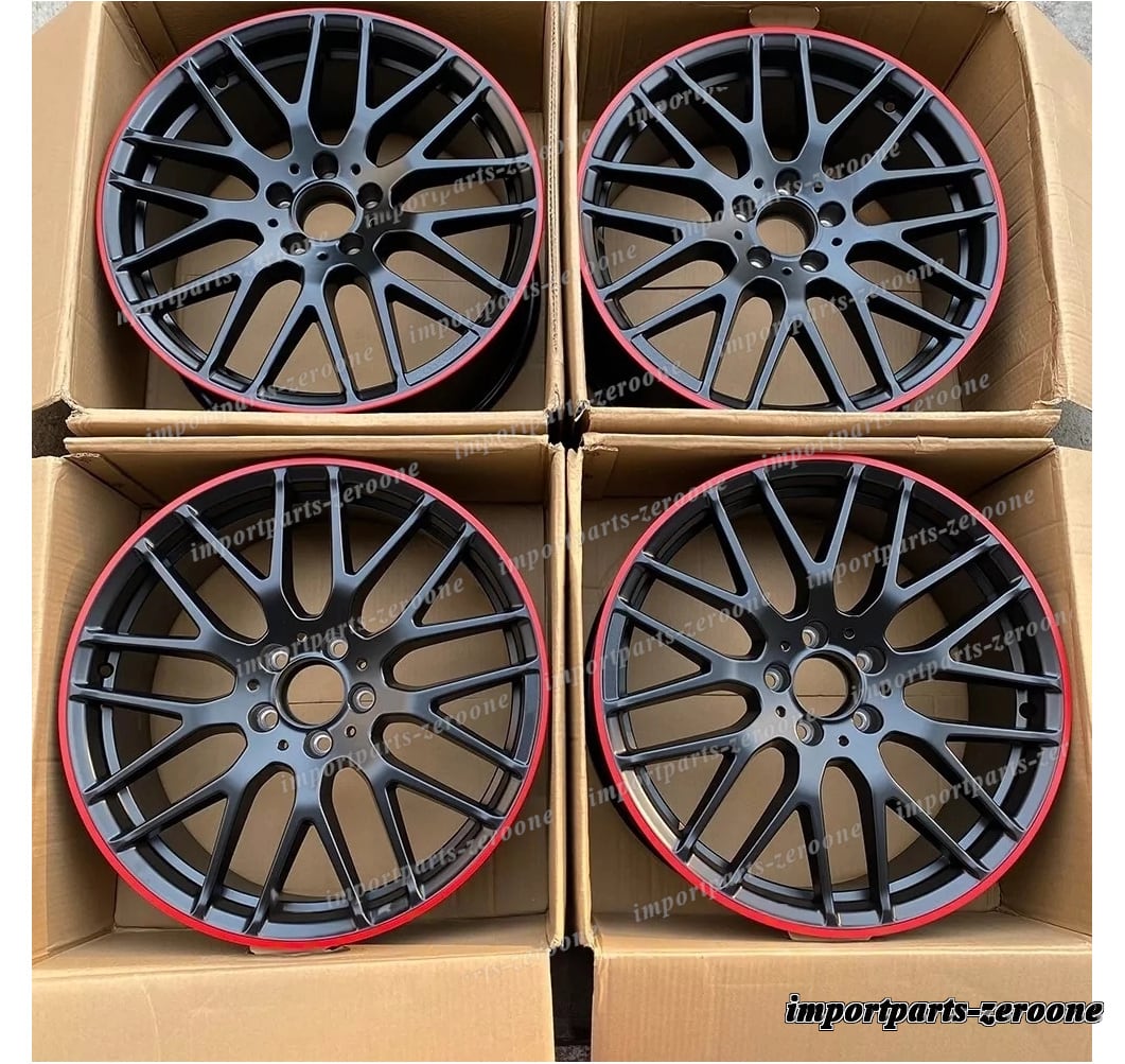 k*2様 メルセデスベンツA45 AMG 純正 18インチ８J×18/ET48 19インチ 新品 マルチ スポーク ブラック スタイル ホイール