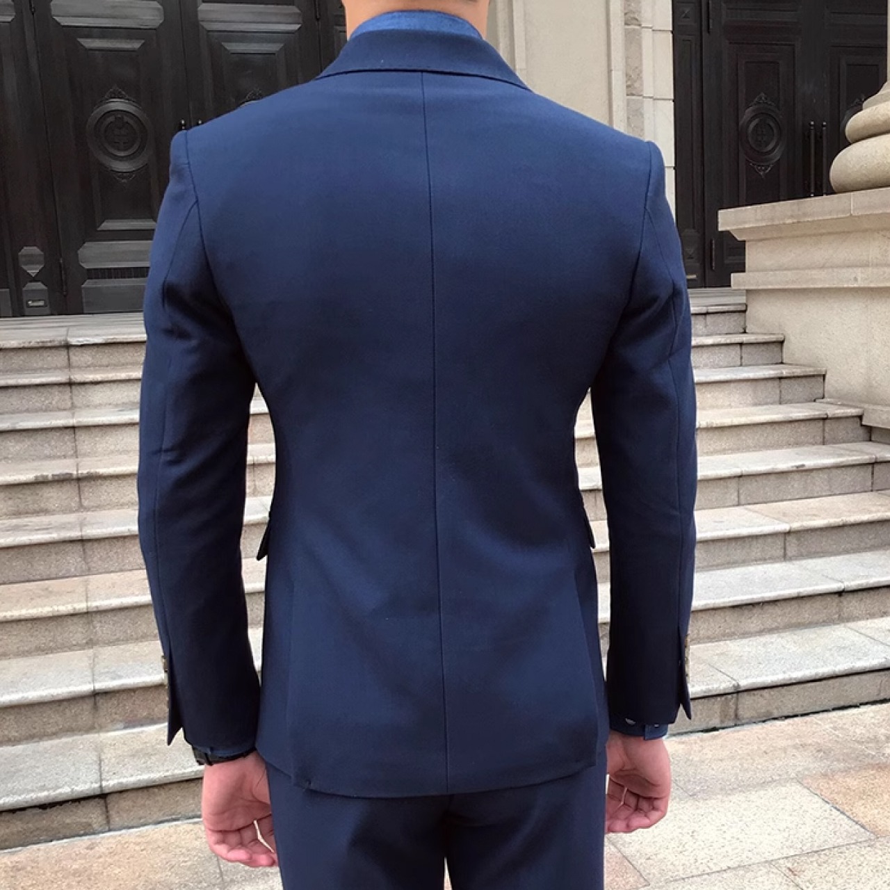 秋冬レトロオートクチュールヴィンテージな雰囲気ただようエレガントなツーピース　SU013