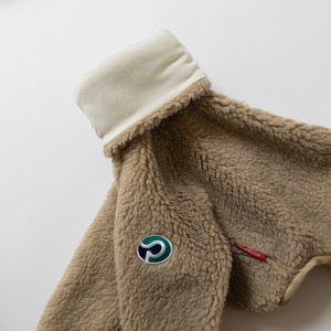 もこもこボアスーツ　beige（ベージュ） / イタグレ服