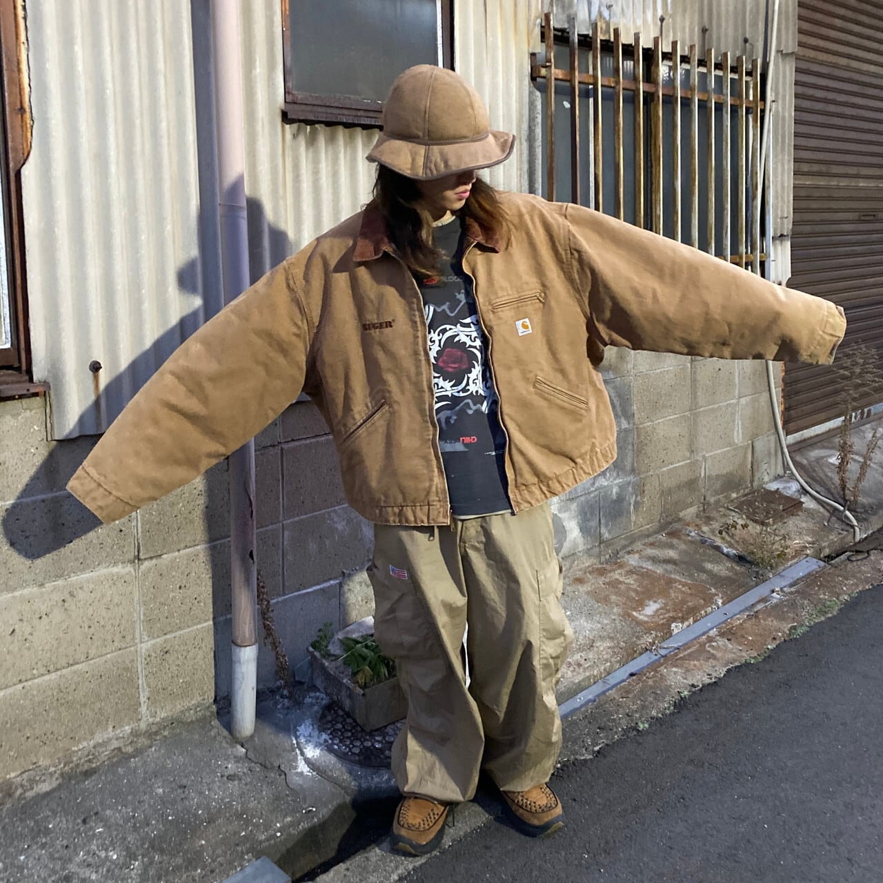 90s usa製　カーハート　デトロイトジャケット　carhartt