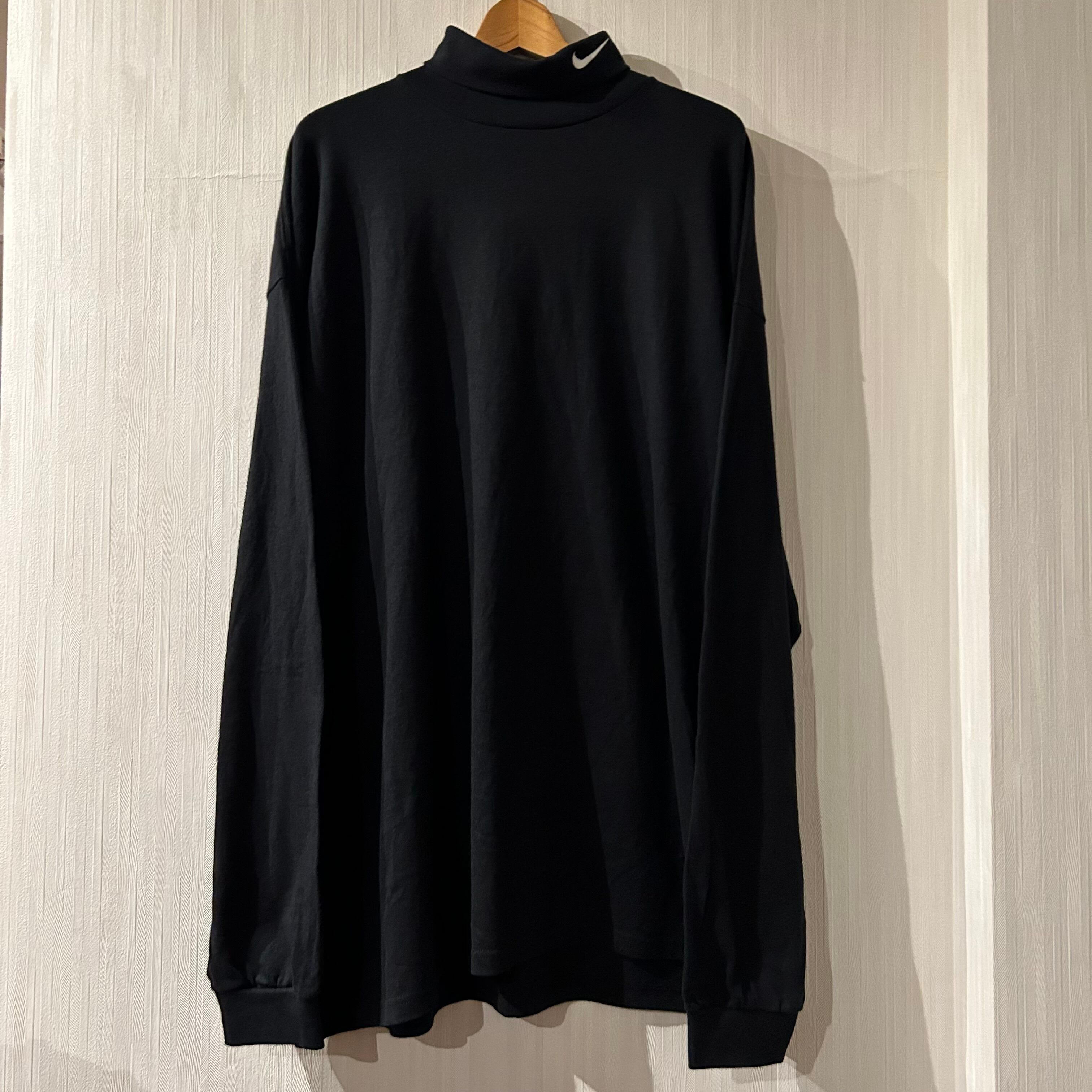 "DEAD STOCK" 1990s NIKE “neck swoosh” turtle neck L/S T-shirt