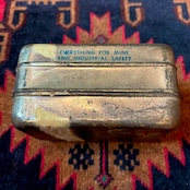 Dustfoe Respirator 防塵マスク 中身入り tin 缶 vintage MU-147