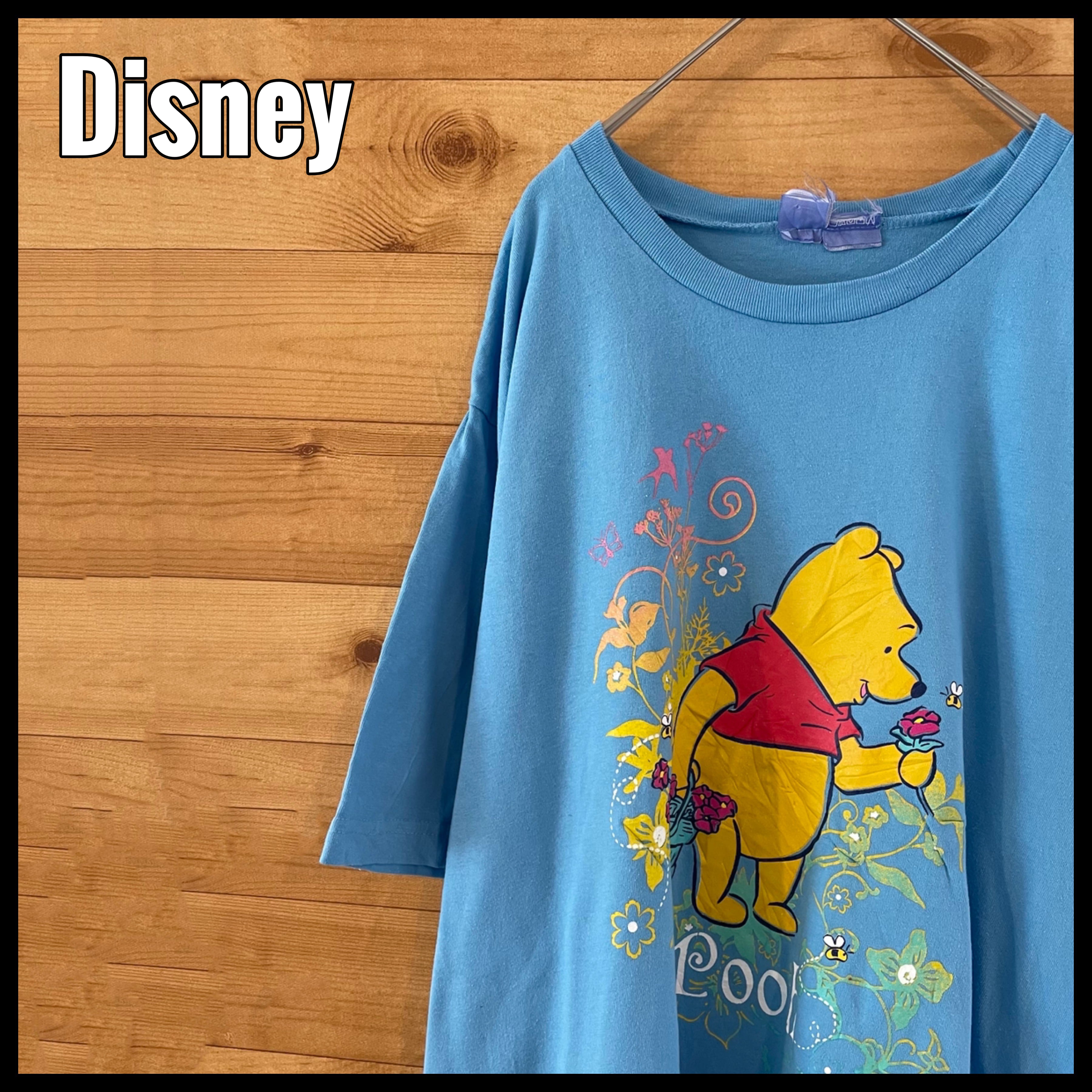 DisneyくまのプーさんTシャツ 両面プリント 超ビッグサイズ