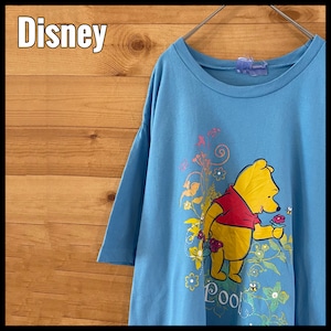 【Disney】くまのプーさんTシャツ 両面プリント 超ビッグサイズ ディズニー US古着  アメリカ古着