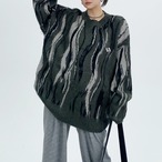 zebra retro sweater　1197