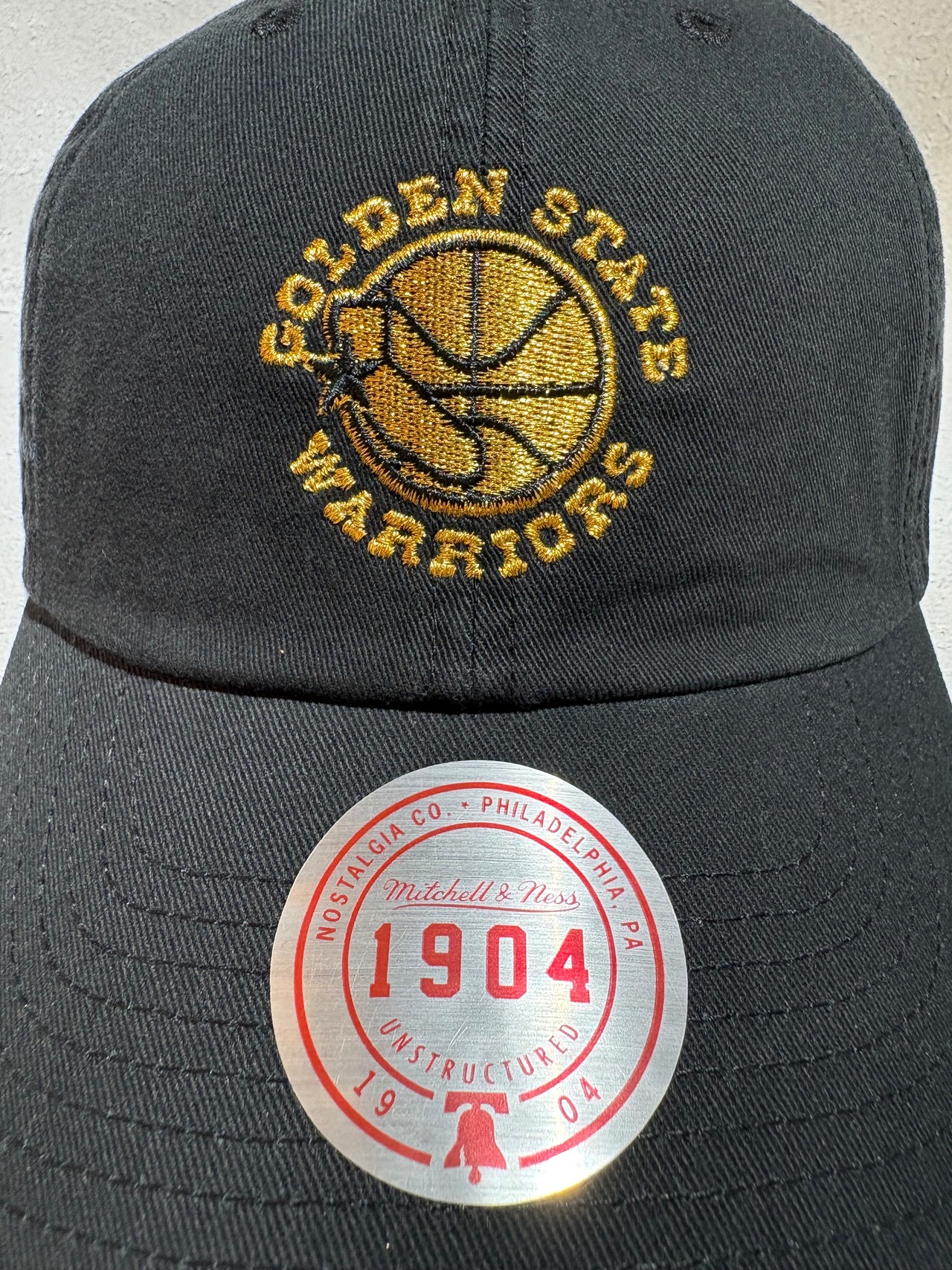 Mitchell&Ness/ミッチェルアンドネス NBA ゴールデンステート・ウォリアーズ キャップ ブラック