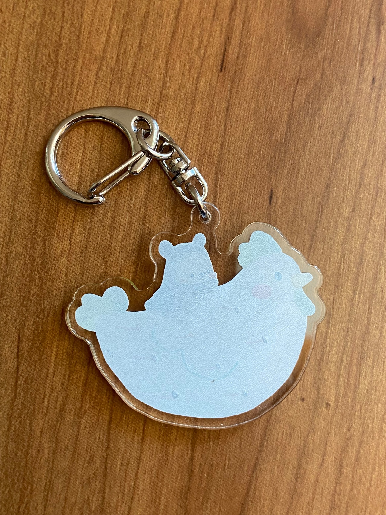 アクリルキーホルダー『光の雪とコッコの木』ちびコッコと仲間たち