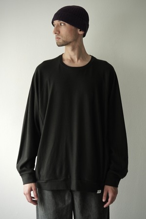Super140s Washable Wool MW_Jersey / Wool Sweat ver2026 (BLACK)