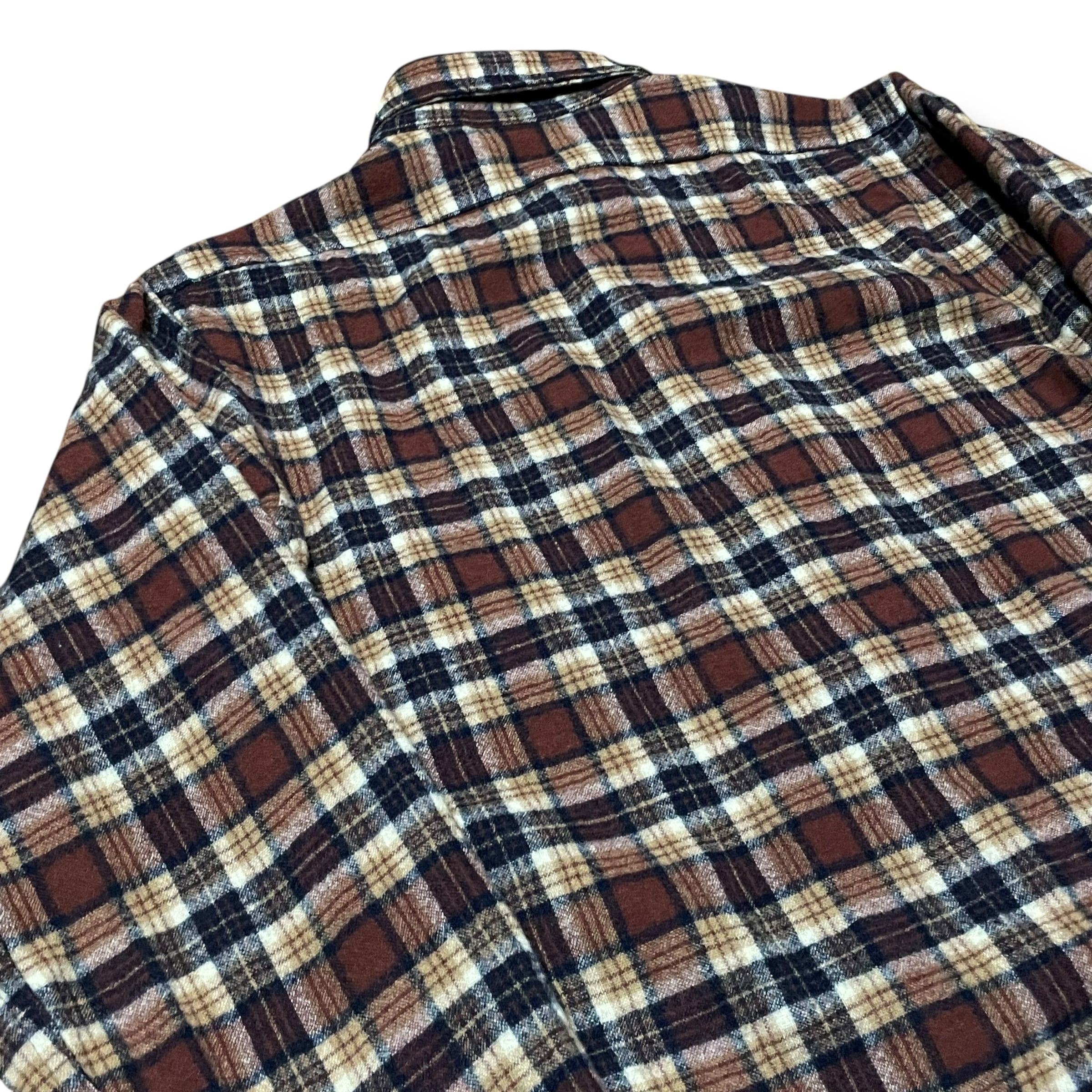 S】【70年代】【USA製】PENDLETON ペンドルトン フランネルシャツ