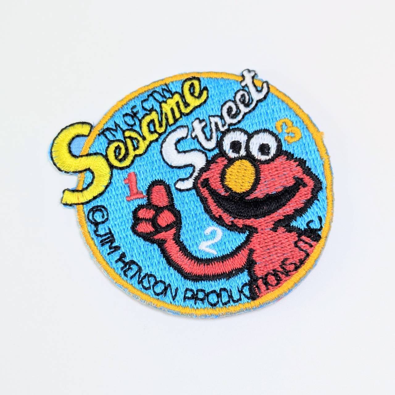 送料無料！ ★刺繍アイロンワッペン★【 Sesame Street ( セサミストリート ) 】 エルモ〚アメリカン雑貨 アメトイ〛