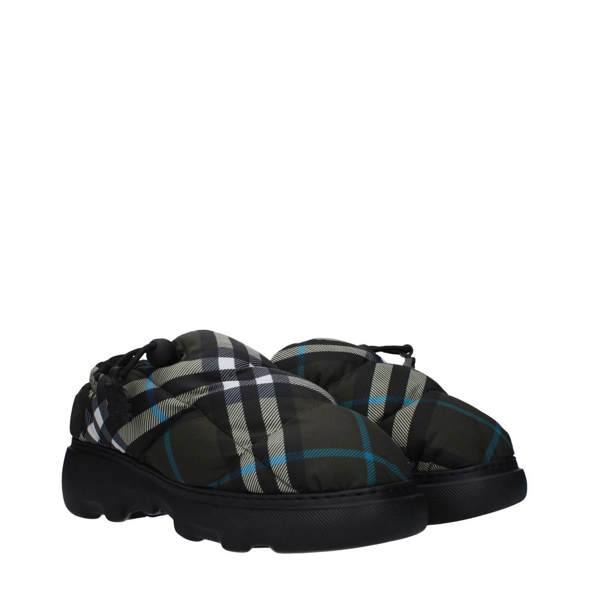 【新品】BURBERRY バーバリー レディース スリップオン ファブリック グリーン 809535TESSUTO0