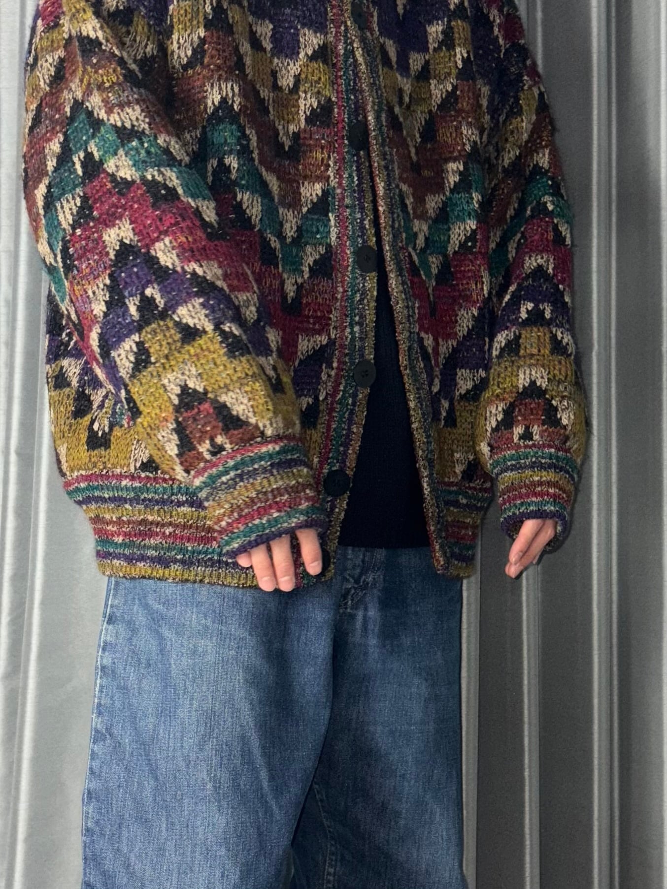 vintage MISSONI reversible knit blouson | NOIR ONLINE