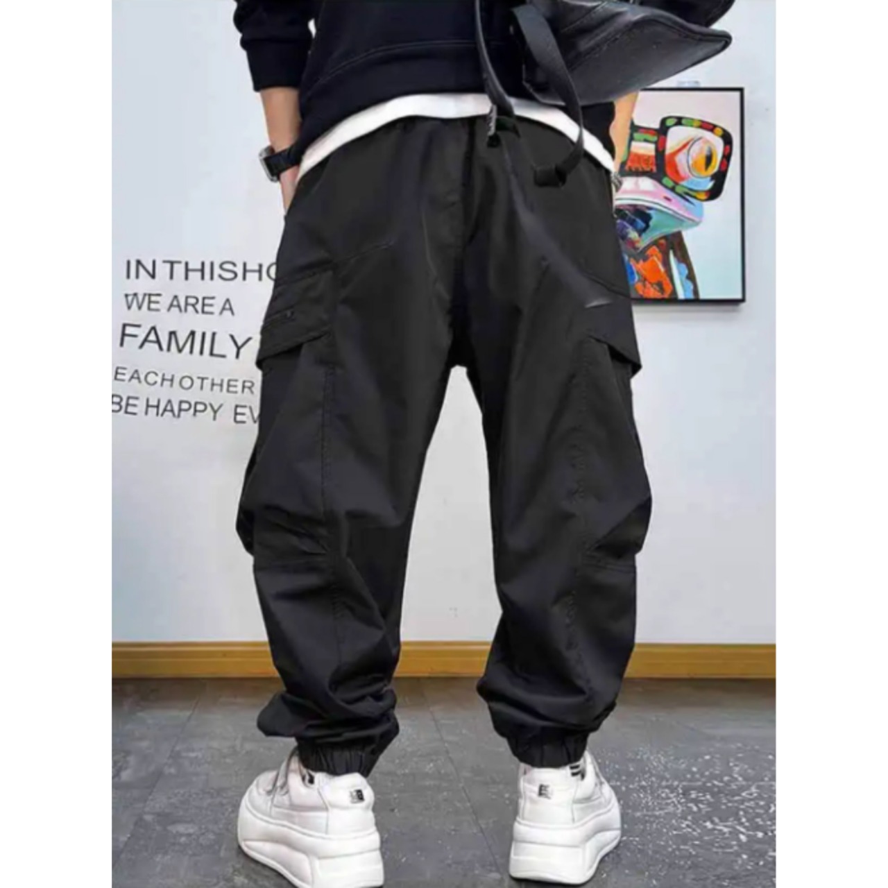 Multi pocket cargo jogger pants 1102 - 7