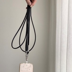fake leather shoulder strap（BLACK）