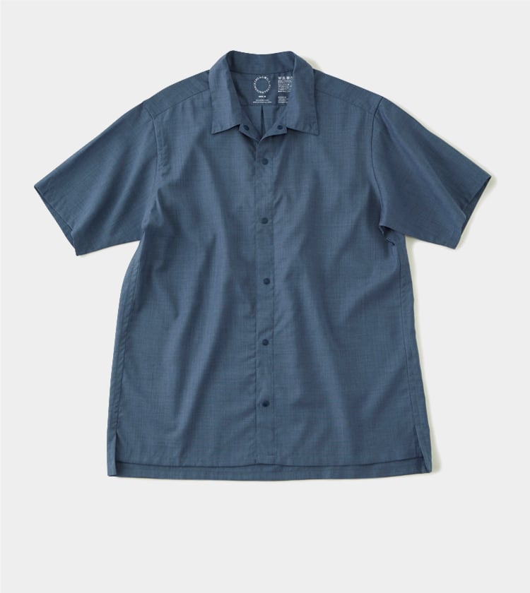 山と道 / MERINO SHORT SLEEVE SHIRT（MEN） | st. valley house - セントバレーハウス powered  by BASE