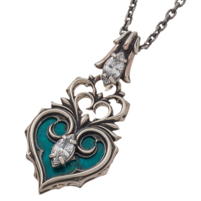 【新作】ハートオブジオーシャンペンダント AKP0149 Heart of the ocean pendant シルバーアクセサリー Silver jewelry