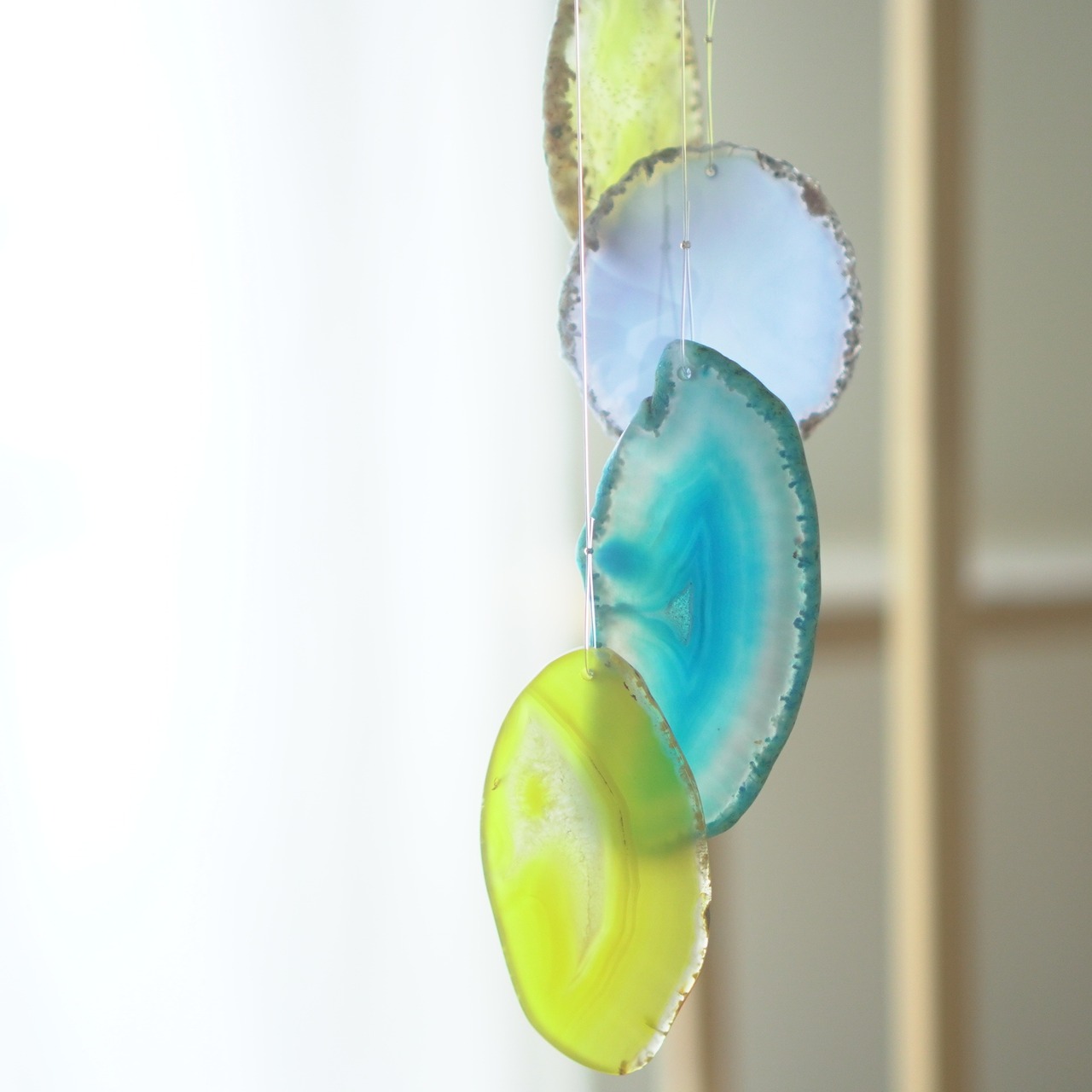 Clear Sky 03 - アゲートヒーリングチャイム / Agate Sun Catcher Wind Chime 639