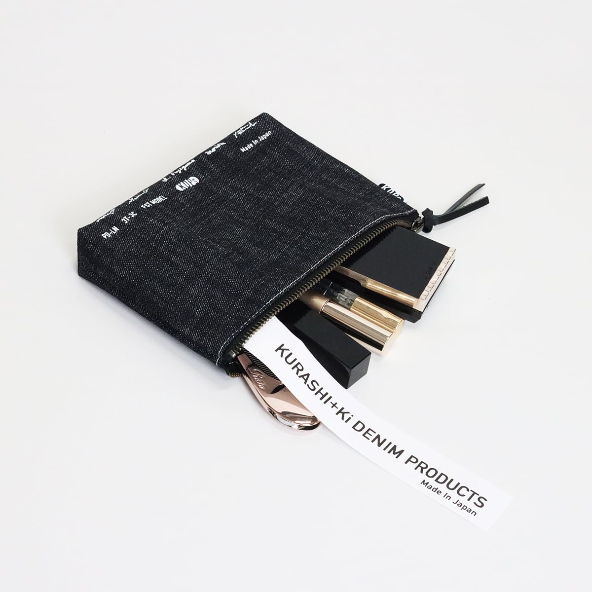 KURASHI+KI Pouch Indigo（ポーチ・インディゴ） | EDGE OF LINE