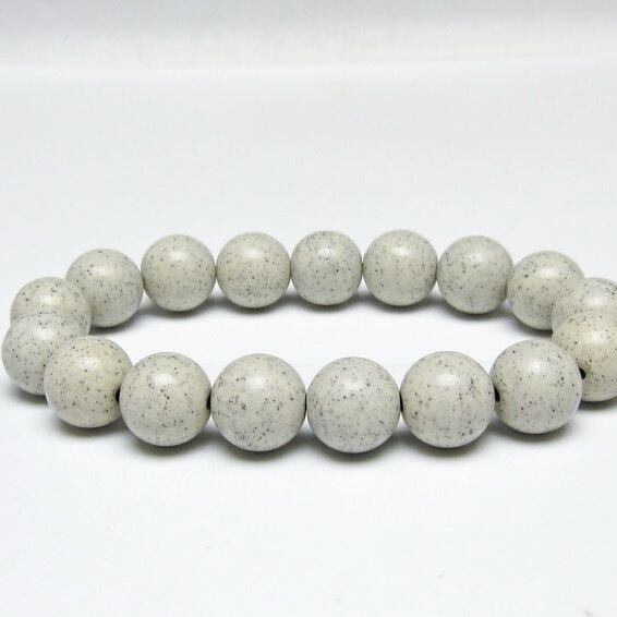 北投石 ブレスレット 12mm 一点物 メール便可 111-50149