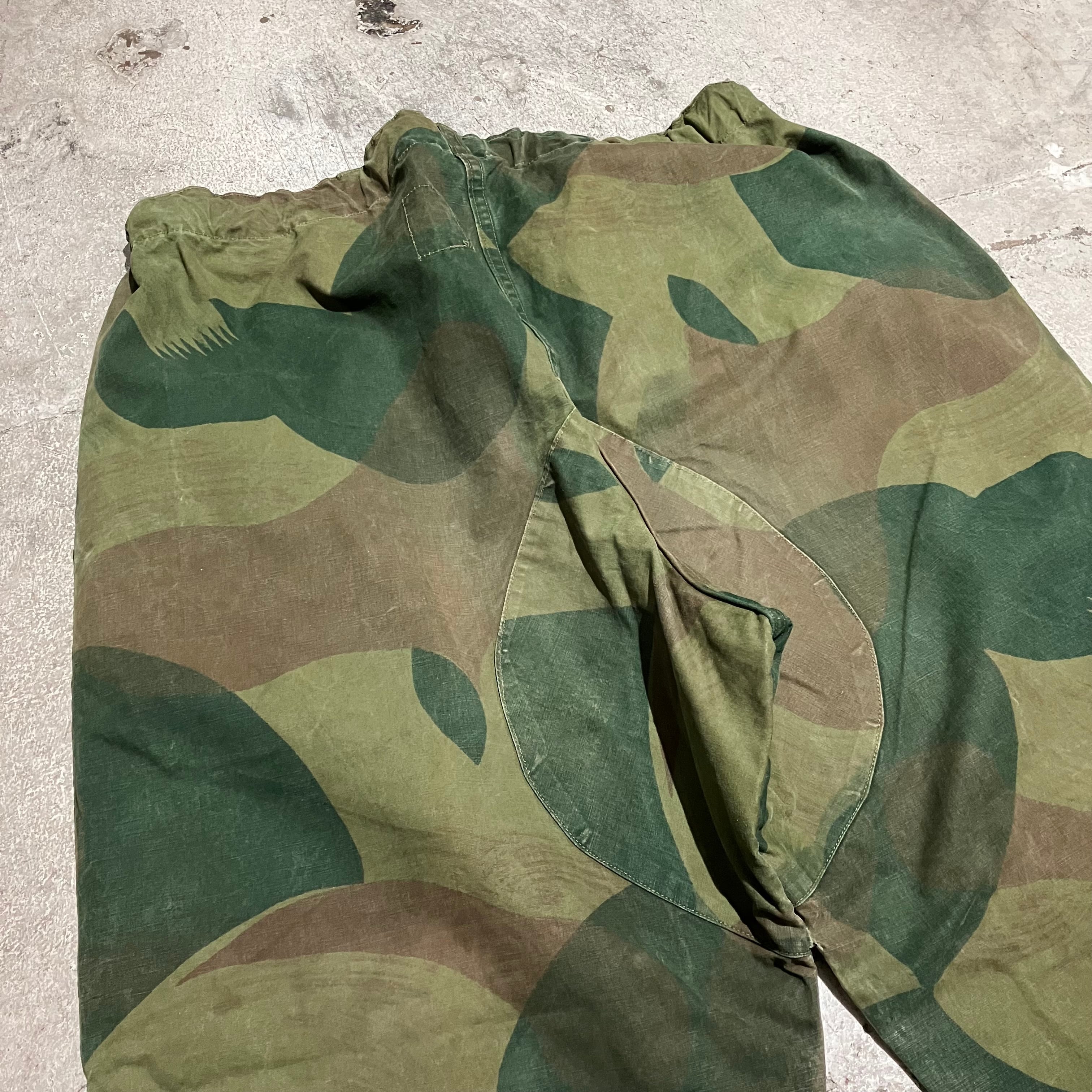 ベルギー軍 ブラッシュストロークカモ オーバーパンツ size4 - パンツ