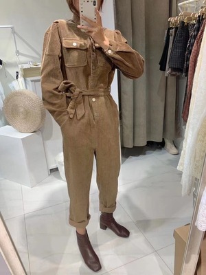 コットンコーデュロイ ジャンプスーツ　AJ33167-3314