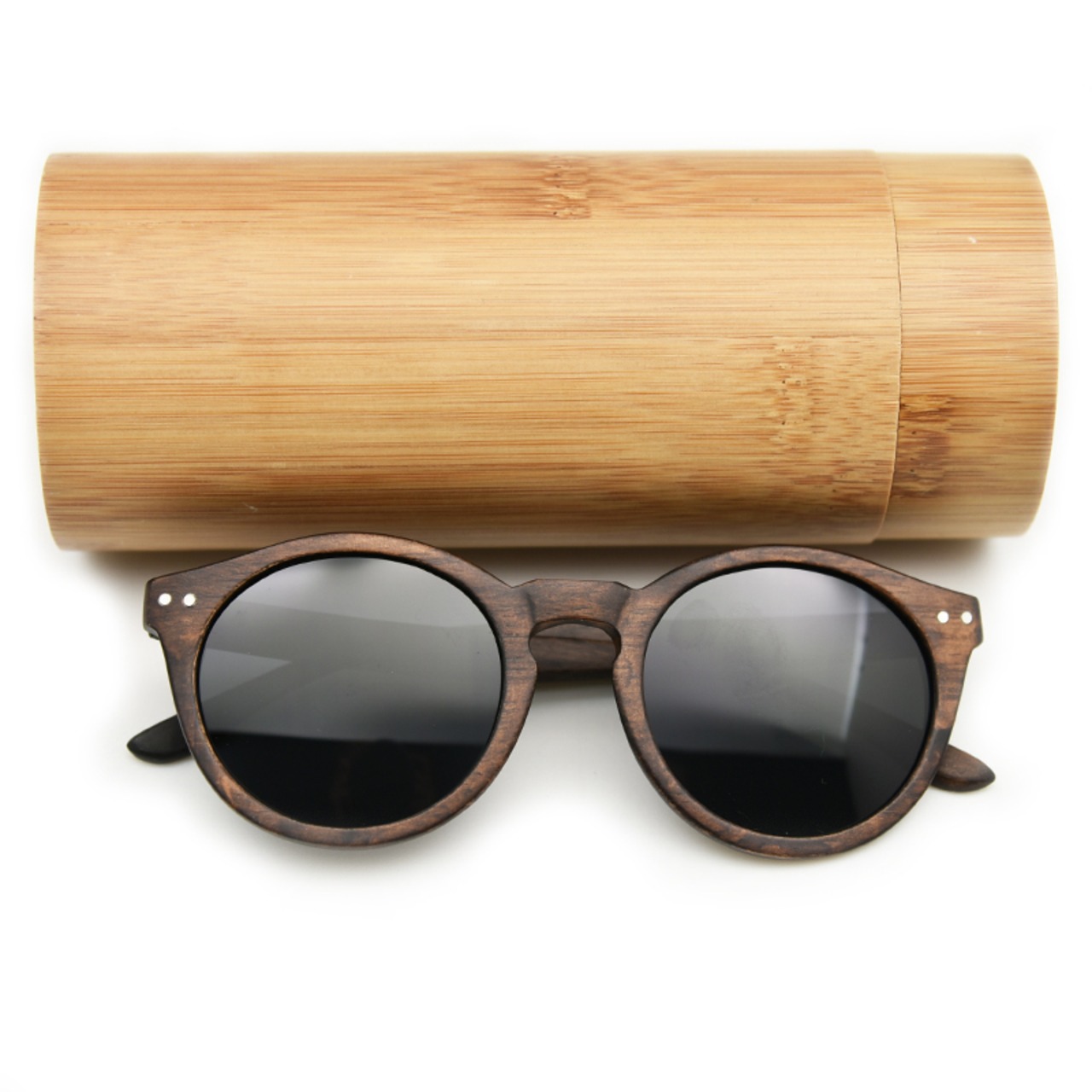 Wood Boston Round Sunglasses / ウッド ボストン ラウンド サングラス
