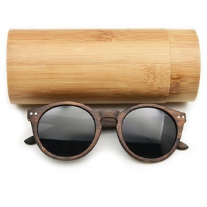 Wood Boston Round Sunglasses / ウッド ボストン ラウンド サングラス