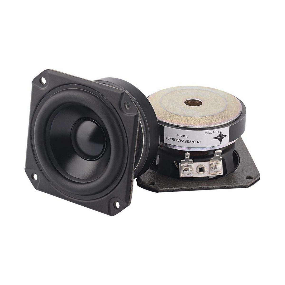 スピーカーユニット 2個 4オーム 71mm 3インチ 20W-40W スピーカーユニット 2個 4オーム 71mm 3インチ 20W-40W