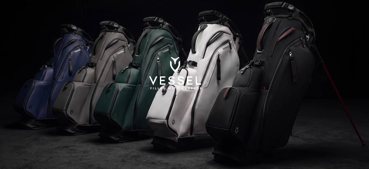 VESSEL ベゼル プレイヤー スタンド キャディバッグ グレー 6分割 VESSEL ベゼル プレイヤー 6.0 Stand キャディバッグ シングル