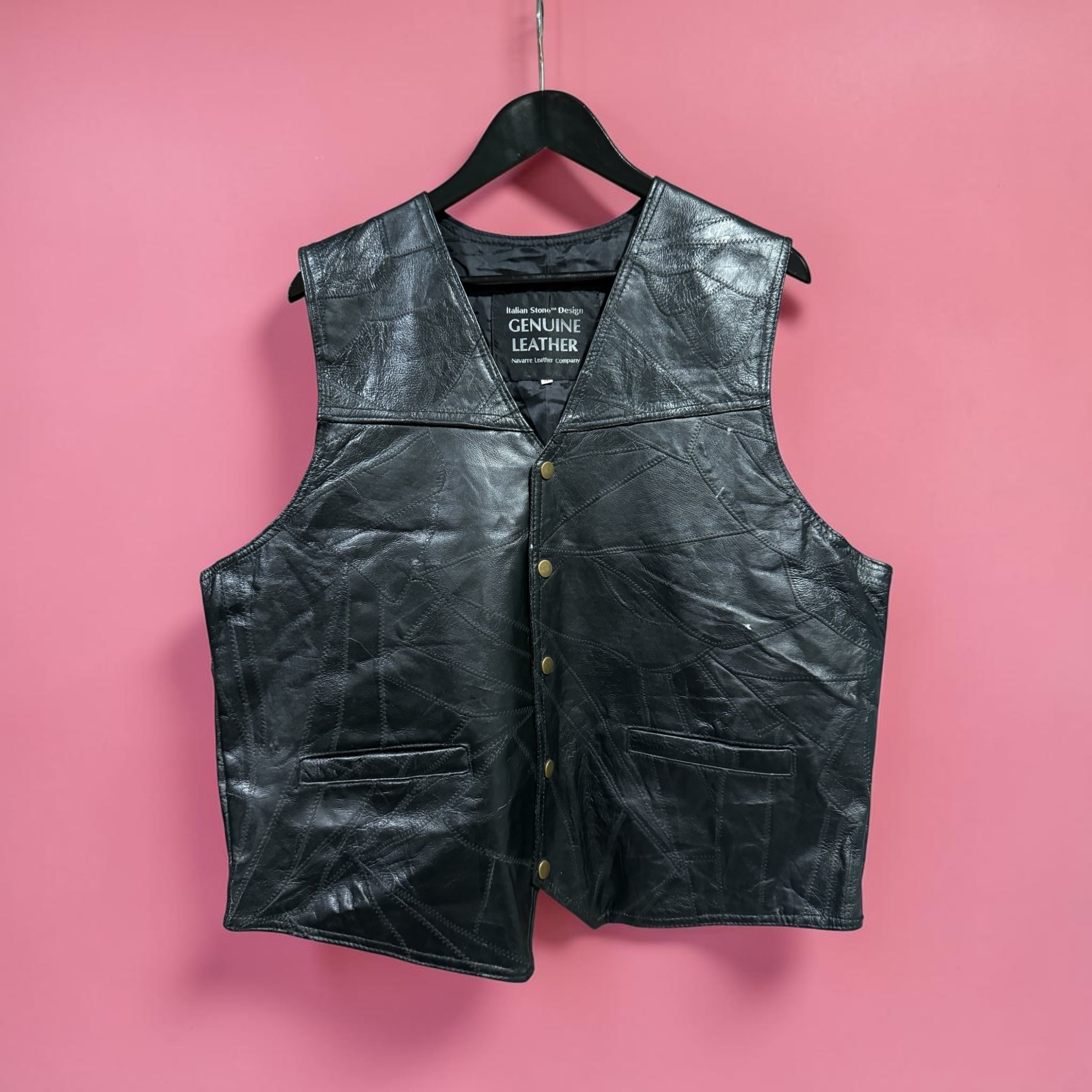 ヴィンテージ レザーベスト 古着 Vintage Leather Vest（ヴィンテージ レザーベスト) | Roots66(R69)