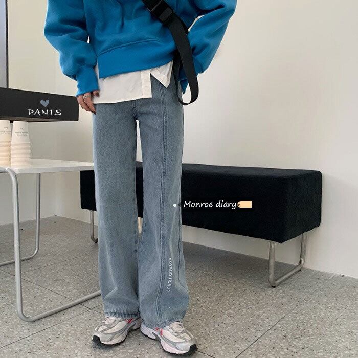 ウェストジーンズ ルーズワイドレッグパンツ オータムウィンタースリム 秋物 冬物 ワイドパンツ モンロー85825066288