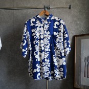 80s hand made in indonesia rayon hawaiian shirt