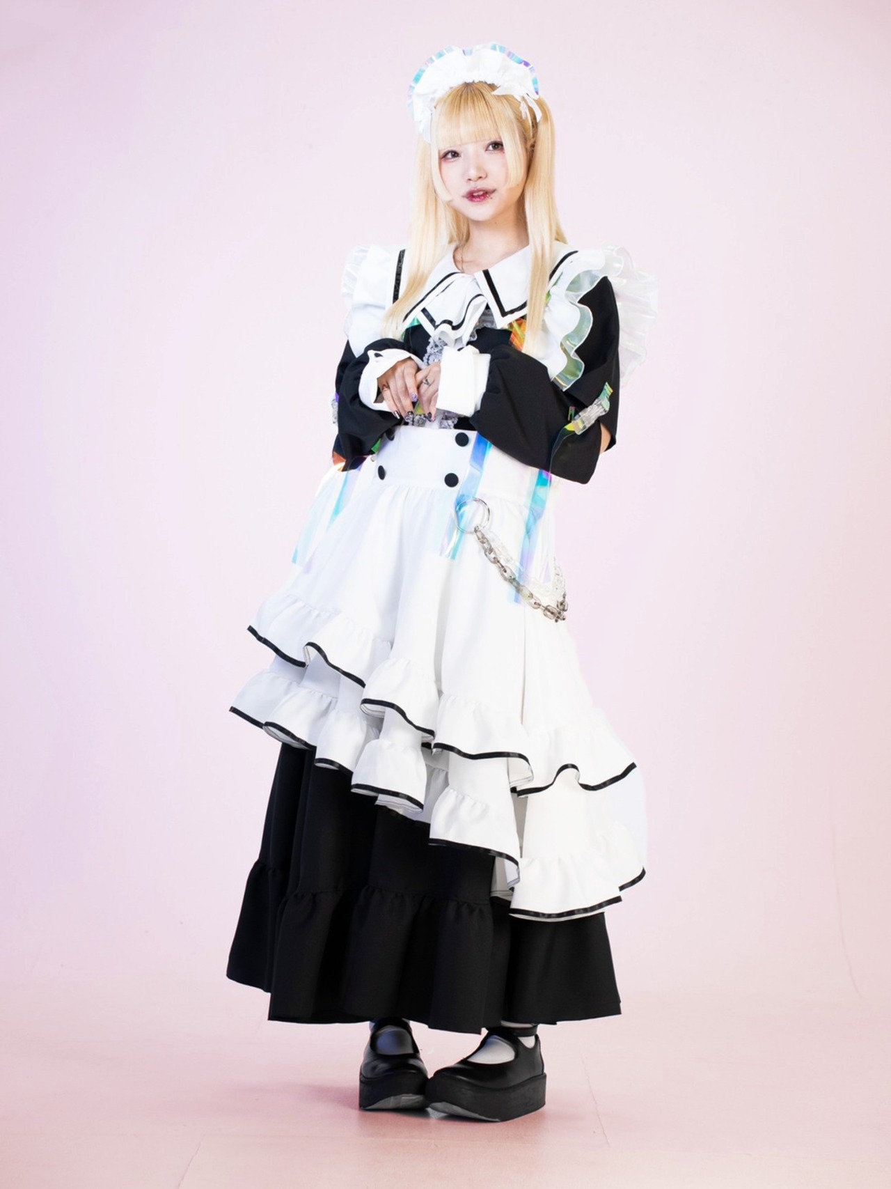 【maid in my life】long maid Black