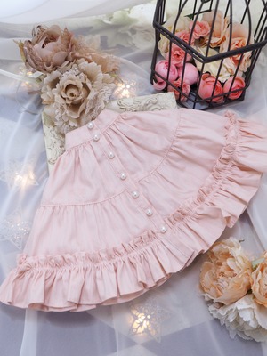 DD / DDS / smart doll対応OF【おしゃまティアードスカート（ピンク）】DD / DDS / smart doll Outfit【Oshama Tiered skirt(Pink)】