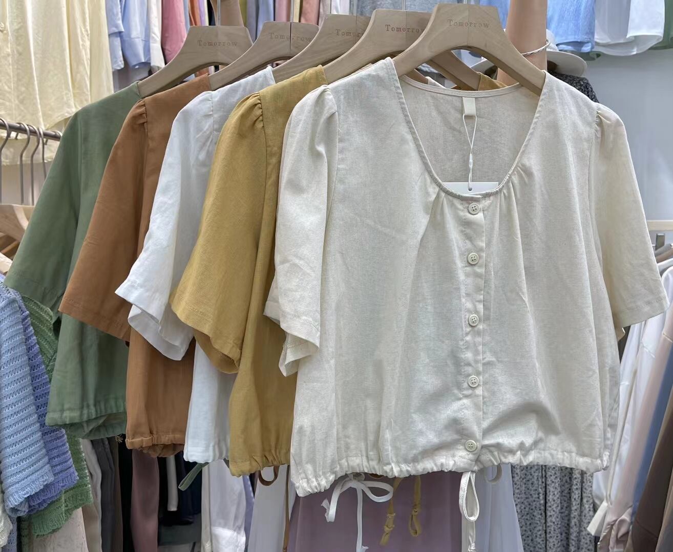 5部袖ブラウス　AJ2205-659