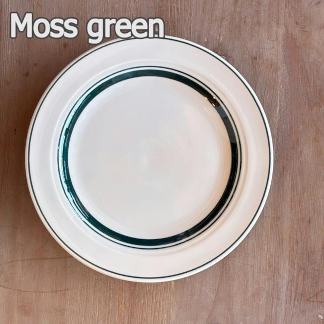 Countryside Cake Plate 17.5cm 4color　カントリーサイドケーキ皿　全4色　イエロー　ブルー　ネイビー　グリーン　小皿　電子レンジ　食洗機　オーブン