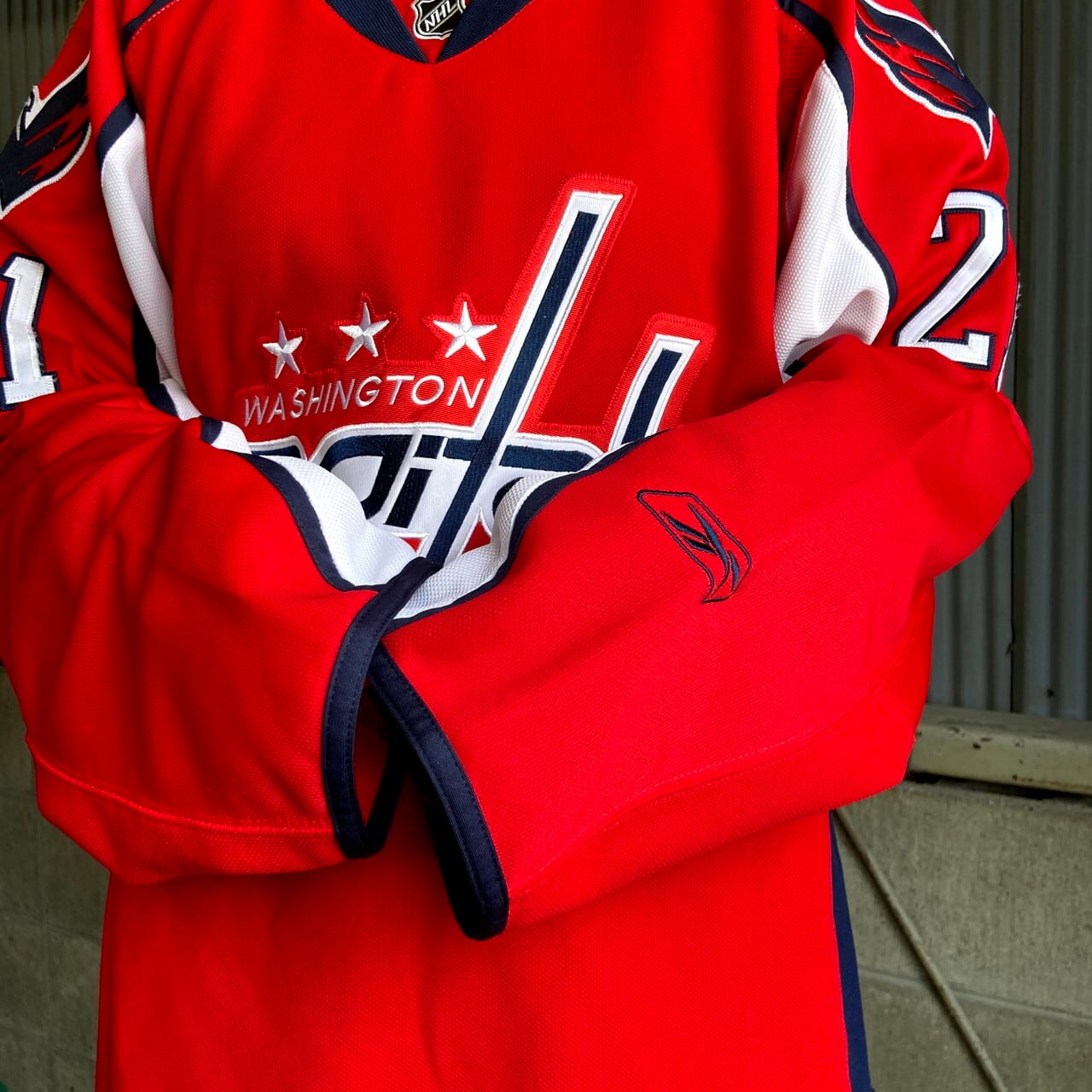 Reebok リーボック CCM NHL ワシントン・キャピタルズ ホッケーシャツ  
