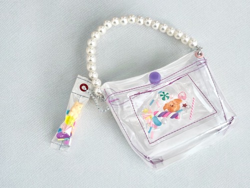 stomou×doudou ミニバッグ＆キーホルダーset