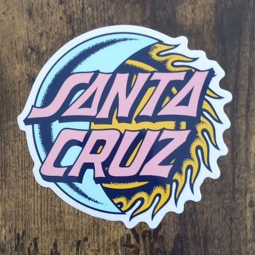 【ST-477】Santa Cruz Skateboards sticker サンタクルーズ スケートボード ステッカー Eclipse Dot