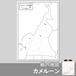 カメルーンの紙の白地図