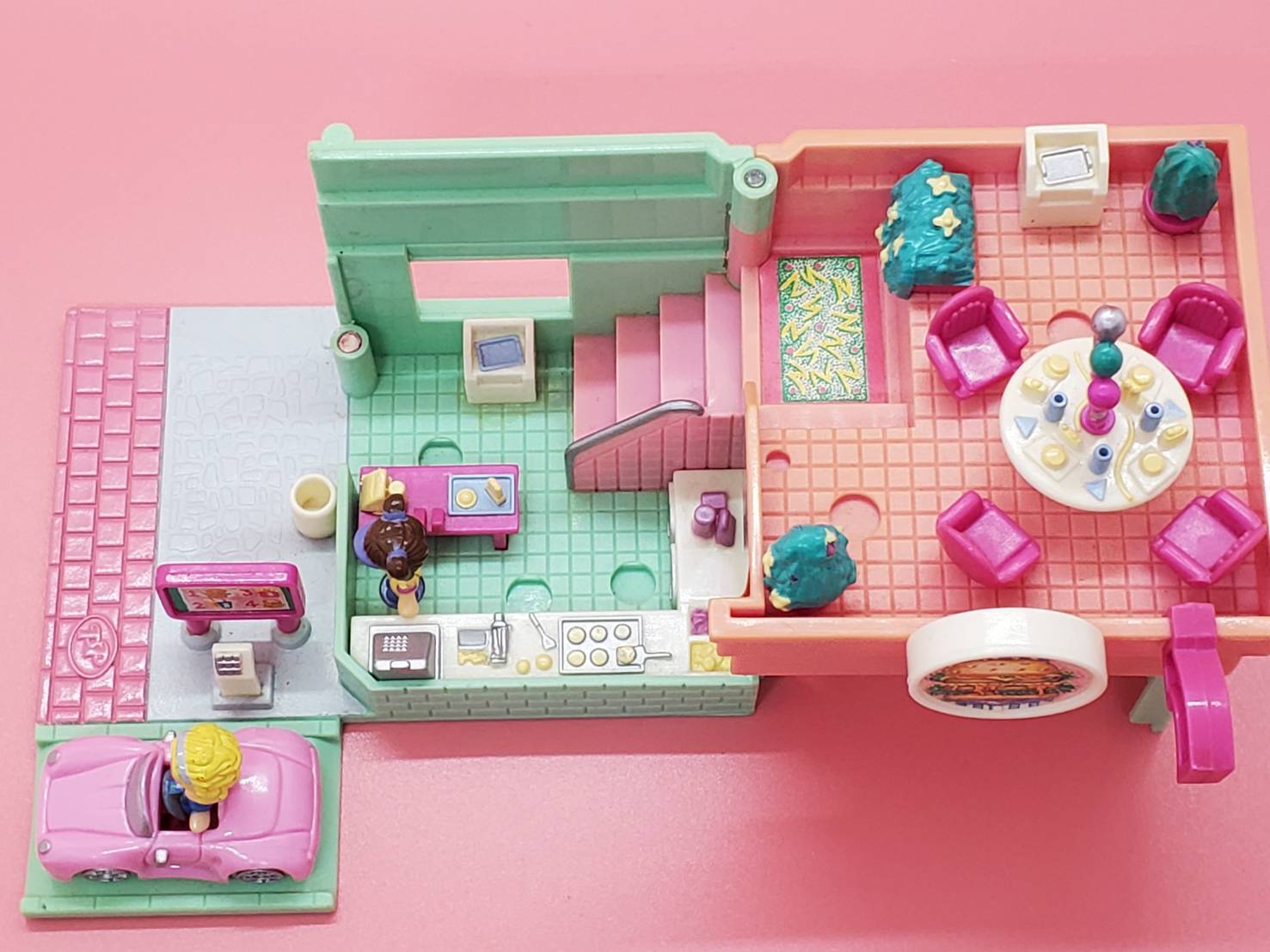 ドライブスルーハンバーガーショップ 完品 1994年ポーリータウンシリーズ