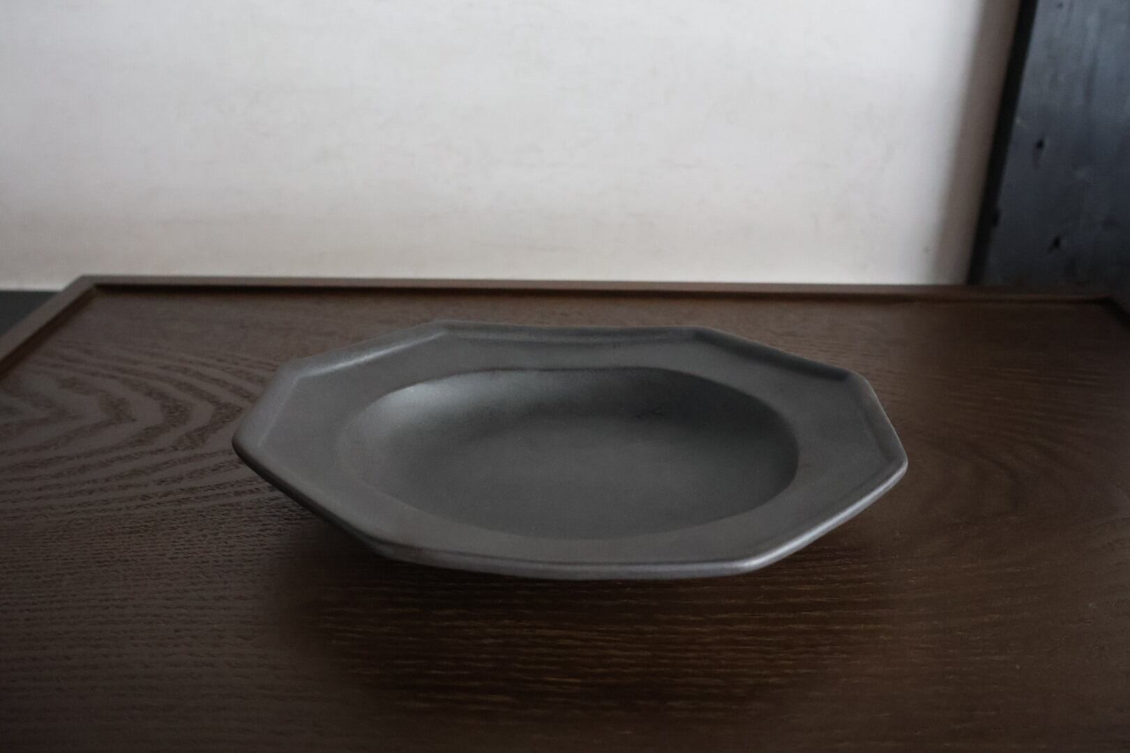 益子焼 わかさま陶芸 オクトゴナル (小) ブロンズ黒マット