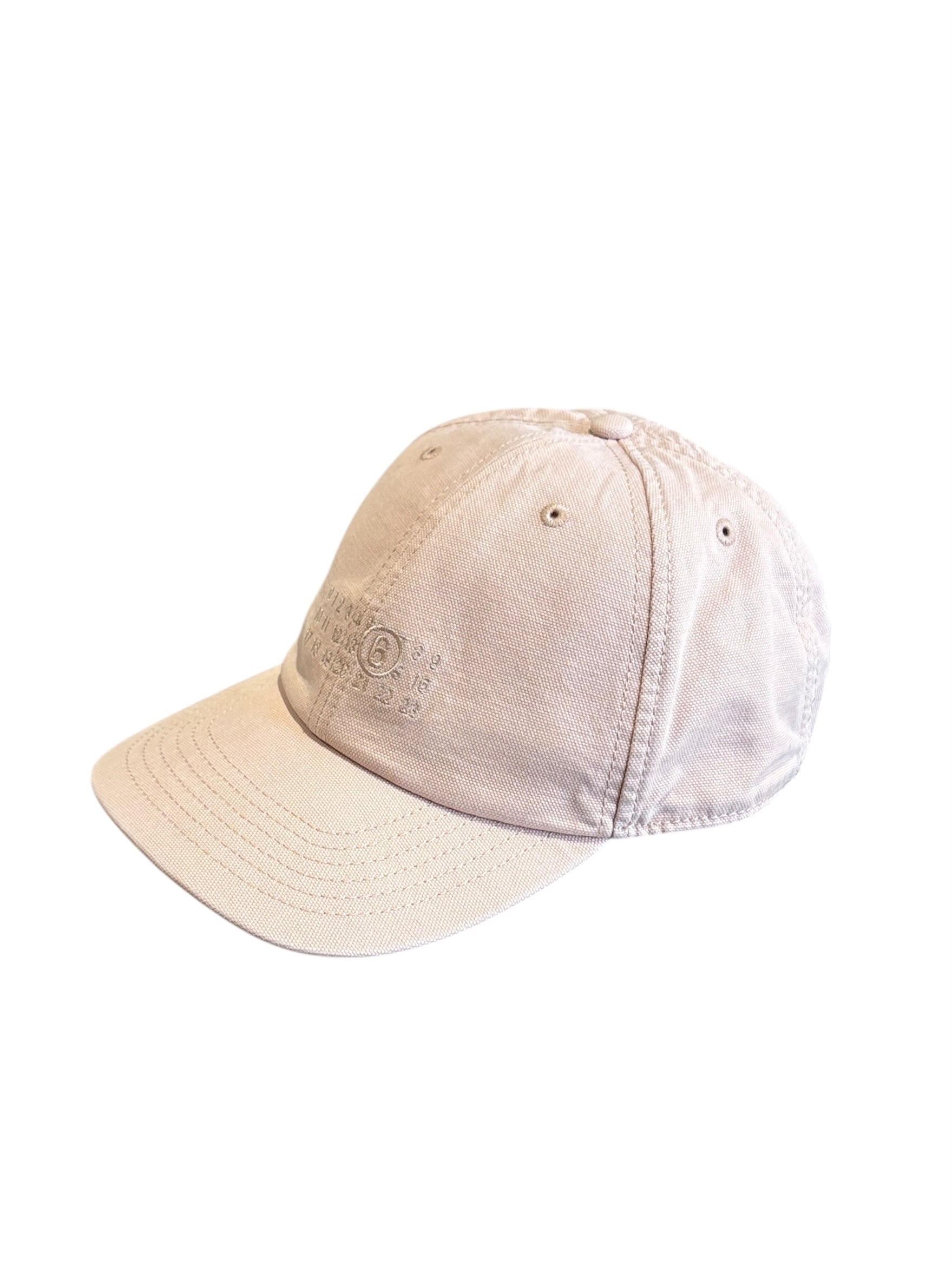 26SS】MM⑥ エムエムシックス / COTTON CANVAS CAP / キャップ | TRENT