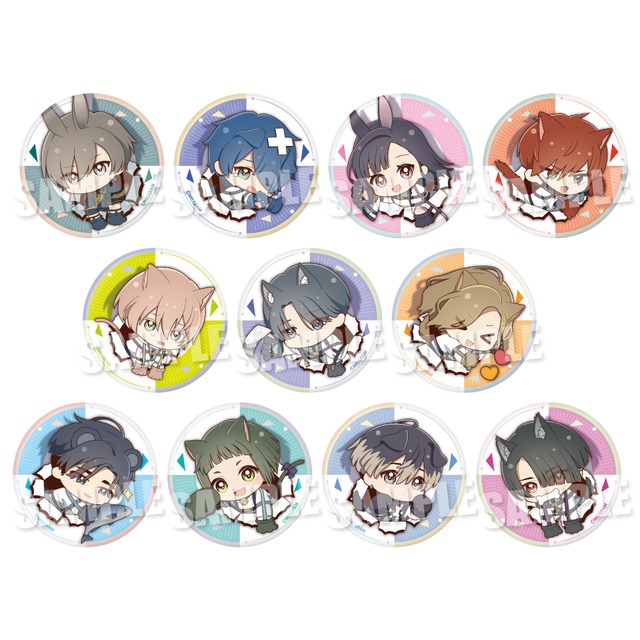 【BOX】『MILGRAM -ミルグラム-』びりっとZoo!トレーディング缶バッジ（全11種セット）