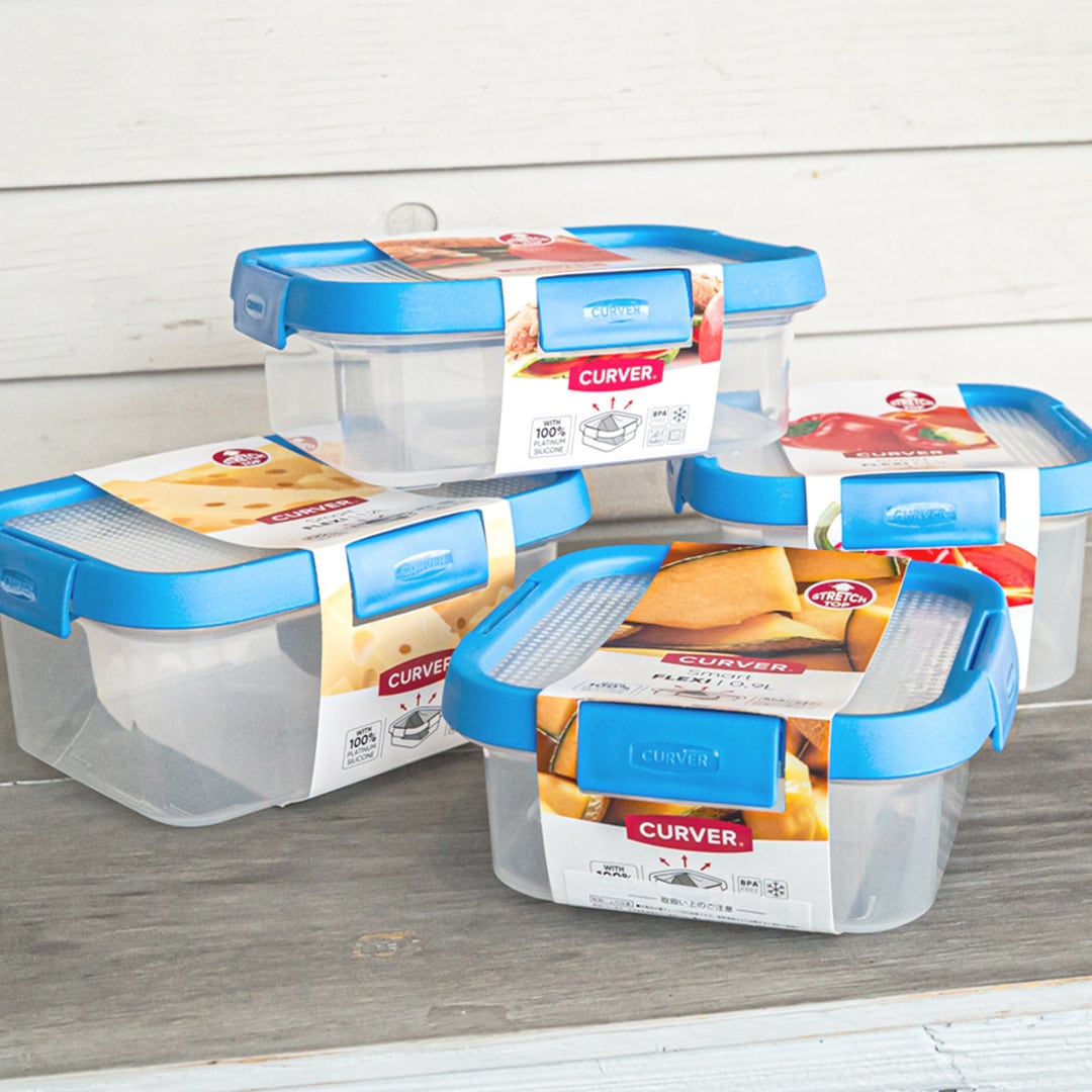 CURVER／Smart Flexi 保存容器正方形 1.1L | WHATNOT HARDWEAR STORE