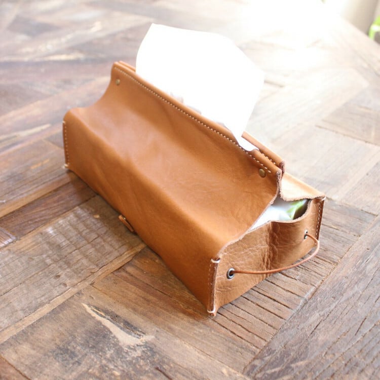 END MATERIAL 箱無しティッシュレザーカバー | What Will be Will be