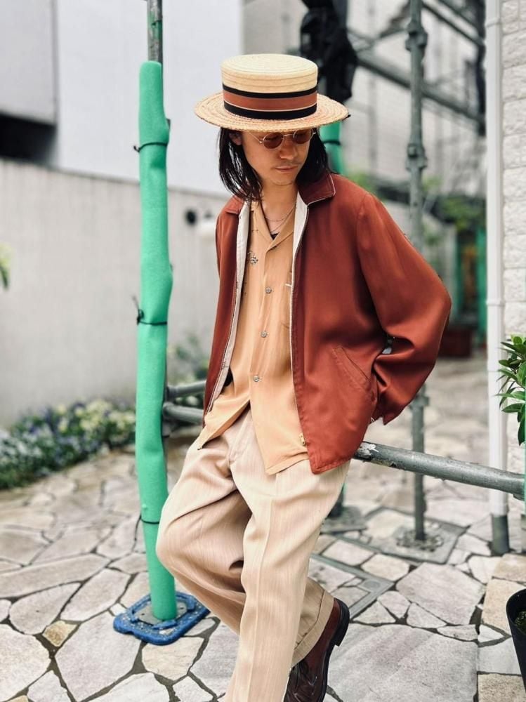 Vintage Reversible Rayon Gabardine Jacket [1950s-] | beruf