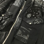 【bomber023】 再構築中綿入りボンバー BOMBER JACKET